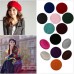 2018 's Sweet Wool Spring Beret French Artist Beanie Hat Ski Cap Solid Hat   eb-59968894